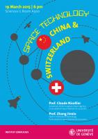 Space technology: China and Switzerland