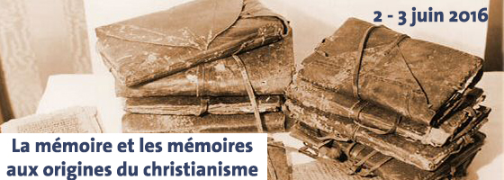 La mémoire et les mémoires aux origines du christianisme