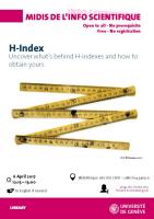 H-Index: Découvrez ce que cache votre H-index et comment le calculer
