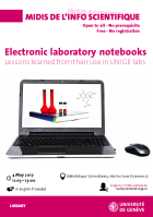 Cahiers de laboratoire électroniques: retour d'expérience sur leur utilisation dans les laboratoires de l'UNIGE