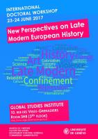 New Perspectives on Late Modern European History