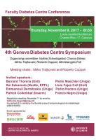 9 novembre: 4e Symposium du Centre facultaire du diabète