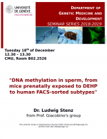"DNA methylation in sperm, from mice prenatally exposed to DEHP to human FACS-sorted subtypes"