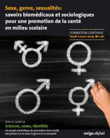 Formation Continue | sexe, genre et sexualités: savoirs biomédicaux et sociologiques pour une promotion de la santé en milieu scolaire