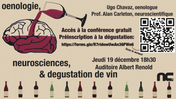Neurosciences & œnologie : physiologie du goût et dégustation de vins.