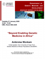 Beyond Enabling Genetic Medicine in Africa