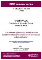 CITB Seminar Series: Tatjana VUJIC