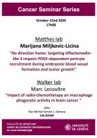 CRTOH Seminar Series: Matthes & Walker labs