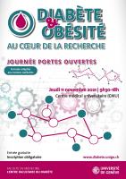 11 novembre: Journée portes ouvertes "Diabète et obésité, au coeur de la recherche"
