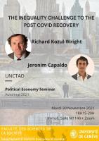 "The inequality challenge to the post covid recovery"