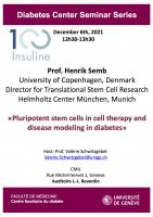 DC Special Seminar: Prof. Henrik Semb