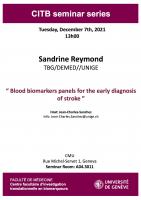 CITB Seminar Series: Sandrine Reymond