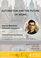 "Automation and the future of work"