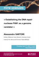 Establishing the DNA repair nuclease FAN1 as a genome caretaker 