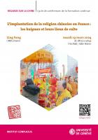 Conférence publique: L’implantation de la religion chinoise en France : les huiguan et leurs lieux de culte