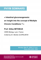 Intestinal gluconeogenesis: an insight into the concept of Multiple Chronic Conditions