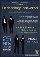 Conférence : le décodage non-verbal