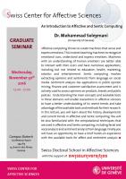 Talk Dr. Soleymani - Graduate Seminar