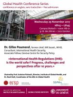 29 novembre: Global Health Conference Series