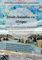 Droits humains: défis et mécanismes