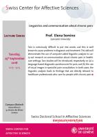 Talk Dr. Francesca Citron (Lecture series)