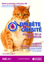 13 novembre: Journée Portes ouvertes "Diabète et obésité: au coeur de la recherche"