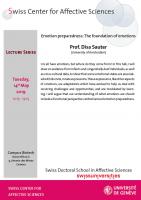 Talk Disa Sauter (Lecture series)