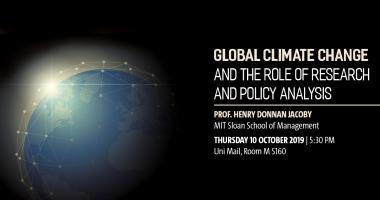 Conference on Global Climate Change by Prof. Henry D. Jacoby