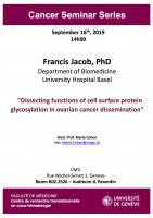 Cancer Special Seminar: Francis Jacob