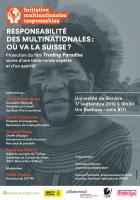 Responsabilité des Multinationales : où va la Suisse?