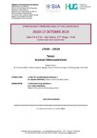 17 octobre: HUG - Symposium d'immunologie et d'allergologie "Allergies médicamenteuses"