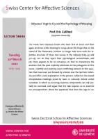 Talk Prof. Eric Cullhed (Lecture series)