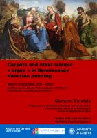 Carpets and other Islamic « signs » in Renaissance Venetian painting