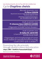 27 janvier 2022: Chapitres choisis