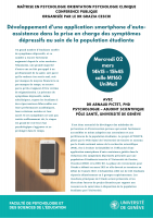 Développement d’une application smartphone d’auto-assistance dans la prise en charge des symptômes dépressifs au sein de la population étudiante