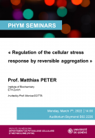 Regulation of the cellular stress response by reversible aggregation 