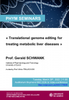 Translational genome editing for treating metabolic liver diseases