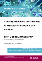 Identify microbiota contributions to xenobiotic metabolism and toxicity
