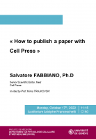 How to publish a paper with Cell Press 