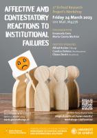Affective and Contestatory Reactions to Institutional Failures