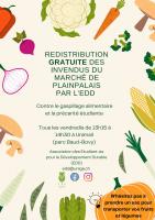 Redistribution gratuite des invendus du marché