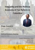 "Inequality and the Political Economy of Tax Reform in Colombia"