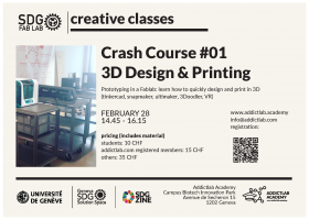 Crash Course #01 3D Design & Printing