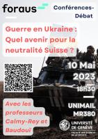 Guerre en Ukraine : quel avenir pour la neutralité suisse ? - foraus