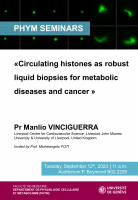 Circulating histones as robust liquid biopsies for metabolic diseases and cancer 
