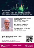 Séminaire public: Geomedicine en santé publique