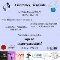 assemblée générale de l'association des étudiant.e.s.x en lettres (AEL)