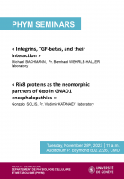 Seminar from the Department of Cell Physiology and Metabolism PHYM