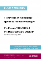 Innovation in radiobiology applied to radiation oncology