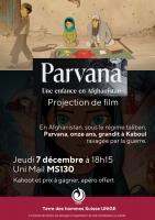 Projection du film : Parvana, une enfance en Afghanistan